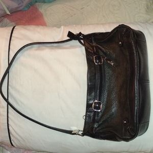 Beautiful small Etienne Aigner black leather purse
